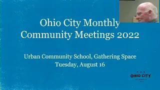 Ohio City Inc August 2022 Community Meeting