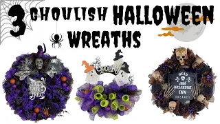 3 GHOULISH HALLOWEEN WREATHS | FUN AND EASY HALLOWEEN DECOR | HALLOWEEN DIYS | HALLOWEEN HOME DECOR