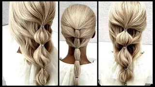 Простая и Быстрая прическа.Красивые Прически пошагово.Simple and Fast Hairstyle.BEAUTIFUL HAIRSTYLES