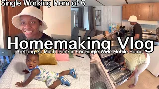 *NEW* SINGLE MOM OF 6| HOMEMAKING VLOG| UPDATES, LAUNDRY, COOKING & CLEANING