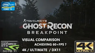 Ghost Recon: Breakpoint / RTX 3070Ti / 4K / Ultimate Settings/ Let's talk about everything