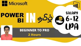 Power BI Tutorial For Beginners In Tamil | Power BI Full Course In Tamil | Data Visualization | Ep-1