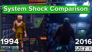 System Shock Remastered vs. Enhanced Edition - Graphics and gameplay comparison