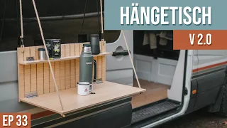 Hängetisch 2.0 für die Schiebetür am Camper einfach selbst bauen - DIY Camping Außentisch- EP 33