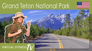 Scenic Virtual Cycle Tour Grand Teton National Park