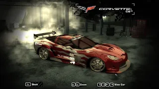 NFS Most Wanted 2005 | Part 40 | Chevrolet Corvette C6 | Customization + Races |Manual Transmission