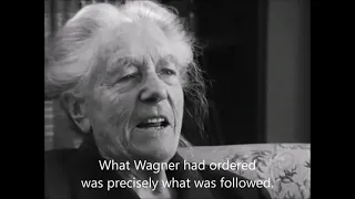 Winifred Wagner about modern Regietheater (1975)