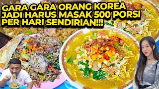 GAMAU DIBANTU HARUS MASAK SENDIRI WALAUPUN 500 PORSI!!! GARA GARA TZUYANG DATENG