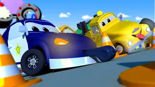 малыши в Автомобильном Городе - Дорожный полицейский - детский мультфильм