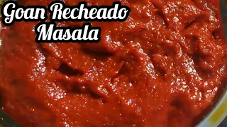 how to make goan fish recheado masala at home | recheado masala recipe | pomfret recheado fry