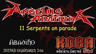 ANGELUS APATRIDA en KOBA festival en Abadiño el 24.06.2023. Tema 11 Serpents on parade