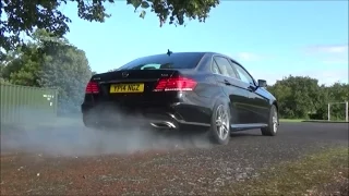 2014 New Mercedes E Class CDI AMG Burnout