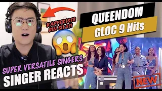 QUEENDOM - Gloc 9 Hits [All-Out Sundays] | SINGER REACTION