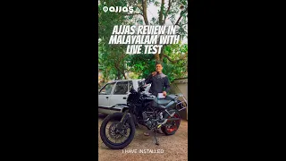 Ajjas GPS Tracker Review and Live Test in Malayalam by Solo Vlogs | Part 1| Bike Safety #shorts