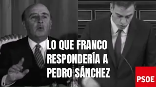 ❤️‍🔥Francisco FRANCO HABLANDO responde a SÁNCHEZ como si estuviera aquí.