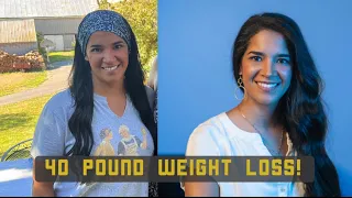 Losing 40 pounds!