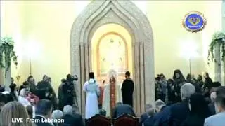 1st Holy Mass in Beirut, Patriarch Ignatios Aphrem II Part 2