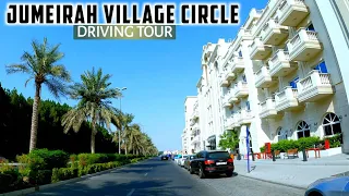 [4K] Drive Around JUMEIRAH VILLAGE CIRCLE Dubai | Community Tour