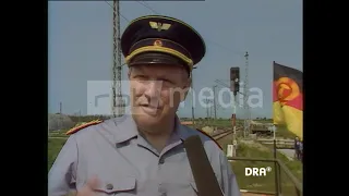 Arrival of the first electric locomotive in Mukran on Rügen, 1989