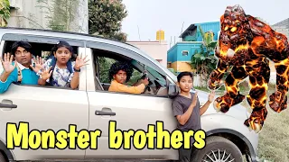 Monster brothers | comedy video | funny video | Prabhu Sarala lifestyle