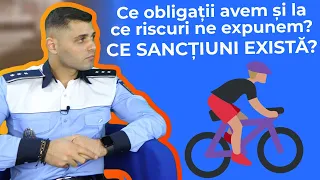 Mersul cu BICICLETA în TRAFIC🚴 Ce REGULI trebuie să RESPECTĂM ? ❌ BRIGADA RUTIERĂ ne explică 🚔