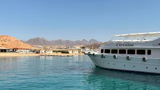 VLOG: Tiran Island Snorkeling Trip by boat from Sharm El Sheikh. Snorkeling. Egypt.