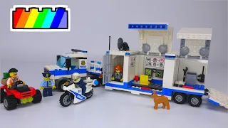 【LEGO】LEGO City Police Mobile Command Center Truck 60139【Speed Build】