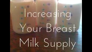 How To Increase Breast Milk Supply