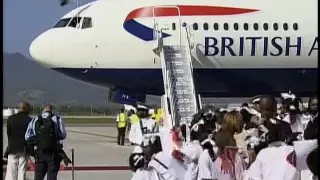 Arrival of Her Majesty The Queen Elizabeth II  Part 1.wmv