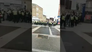 Chelsea fans storm Tottenham