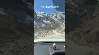 Spiti Valley Road Conditions #spitivalley #spiti2022 #spitivalley2022 #roadtrip #brezza2022 #manali