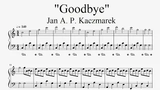 "Goodbye — Hachiko" - Piano sheet music (by Tatiana Hyusein)