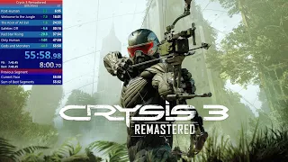 Crysis 3 Remastered Стрим - Speedrun Glitchless% 55:58 (WR-PB)