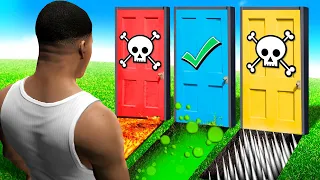 Öffne NICHT die FALSCHE MYSTERY TÜR in GTA 5!!🚪