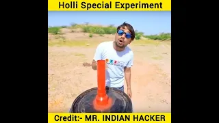 100% Real 😱 Holli special experiment।। @MRINDIANHACKER ।।#shorts