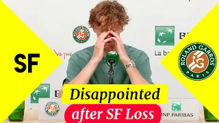 Jannik Sinner Disappointed after SF Loss - Semi Final Press Conference - Roland Garros 2024