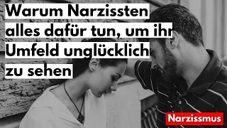 Warum Narzissten laut Experten alles dafür tun, um ihr Umfeld unglücklich zu sehen.