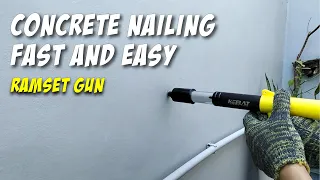 Paano Gumamit ng Ramset Gun | Concrete Nailer | Ceiling Artifact Nail Gun | Tufting Gun