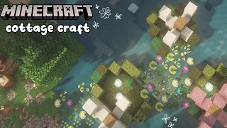300+ mods and CUTE biomes in Cottage Craft ♡ Minecraft Cottagecore Let's Play - Part 1 | Aesthetic