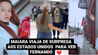 Maiara viaja até os ESTADOS UNIDOS e faz SURPRESA para Fernando que está em Turnê com Sorocaba