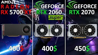 RX 5700 XT vs RTX 2060 Super vs RTX 2070 - Test in 10 Games