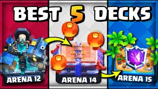 TOP 5 DECKS IN CLASH ROYALE! (July 2021)