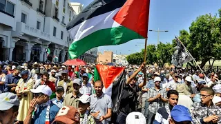 Maroc : manifestations en soutien aux Palestiniens, les pays arabes solidaires