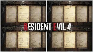 Resident Evil 4: Remake - Todos os Minigames do Mercante - Rank S (4K HDR 60FPS)