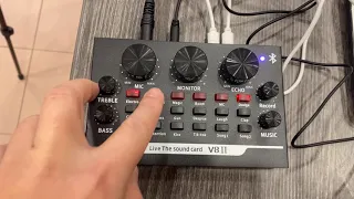 Product Demo: V8ii Sound Card & BM800 Microphone