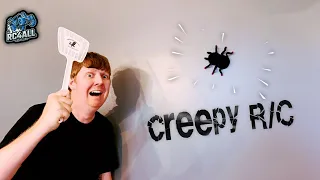 Wall climbing RC Spider, perfect Halloween prank!