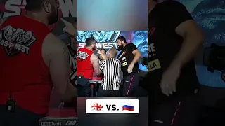 неспортивное поведение Грузина, Лалетин -Лутидзе #армрестлинг  🇷🇺 vs. 🇬🇪  international armwrestling