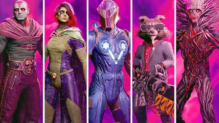 Marvel's Guardians of The Galaxy - ALL Characters Skins (Outfits)