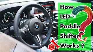 How BMW LED Paddle Shifter Works ? Working for F and G Series - TDD