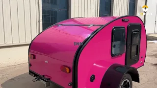 How does INNATURE produce teardrop camper trailer RV The video shows you real RV oem factory view